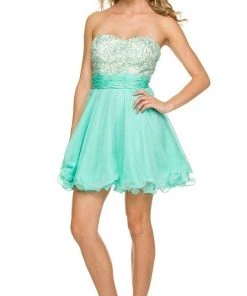 Nox Anabel - 6169 Embroidered Sweetheart Dress Cocktail Dresses 15 Nox Anabel - 6169 Embroidered Sweetheart Dress Cocktail Dresses