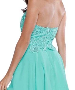 Nox Anabel - 6210 Lace Halter Neck Dress Cocktail Dresses