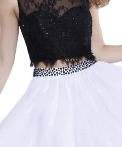 Nox Anabel - 6224 Two-Piece Lace Bateau Flutter Cocktail Dress Cocktail Dresses 7 Nox Anabel - 6224 Two-Piece Lace Bateau Flutter Cocktail Dress Cocktail Dresses