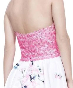 Nox Anabel - 6226 Embroidered High Halter Cocktail Dress