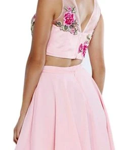 Nox Anabel - 6246 Two-Piece Chiffon Cocktail Dress Cocktail Dresses 9 Nox Anabel - 6246 Two-Piece Chiffon Cocktail Dress Cocktail Dresses