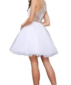 Cocktail Dresses Nox Anabel - 6250 Beaded Sleeveless Cocktail Dress