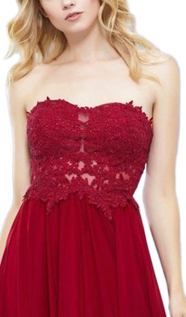 Cocktail Dresses Nox Anabel - 6314 Strapless Embellished Sweetheart Cocktail Dress 9 Cocktail Dresses Nox Anabel - 6314 Strapless Embellished Sweetheart Cocktail Dress