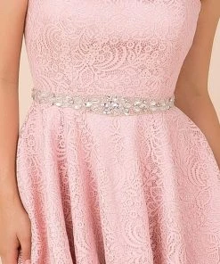 Nox Anabel - 6358 Embellished Waist Sweetheart Neckline Cocktail Dress Cocktail Dresses 14 Nox Anabel - 6358 Embellished Waist Sweetheart Neckline Cocktail Dress Cocktail Dresses