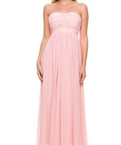 Nox Anabel - 7124 Pleated Sweetheart A-line Long Formal Gown 10 Nox Anabel - 7124 Pleated Sweetheart A-line Long Formal Gown