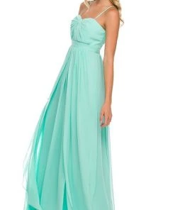 Nox Anabel - 7124 Pleated Sweetheart A-line Long Formal Gown 12 Nox Anabel - 7124 Pleated Sweetheart A-line Long Formal Gown