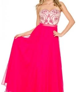 Nox Anabel - 8146 Strapless Sweetheart A-Line Dress