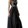 Formal Gowns Nox Anabel - 8188 Bedazzled Illusion Jewel A-line Dress 1 Formal Gowns Nox Anabel - 8188 Bedazzled Illusion Jewel A-line Dress