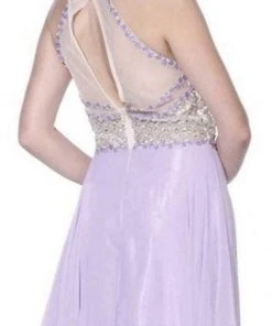 Nox Anabel - 8201 Beaded Sleeveless Halter Long Gown 11 Nox Anabel - 8201 Beaded Sleeveless Halter Long Gown