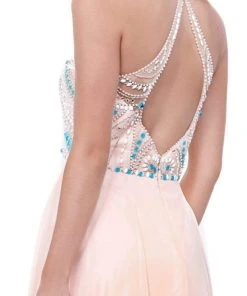 Formal Gowns Nox Anabel - 8276 Sleeveless Bejeweled Halter A-line Dress 11 Formal Gowns Nox Anabel - 8276 Sleeveless Bejeweled Halter A-line Dress