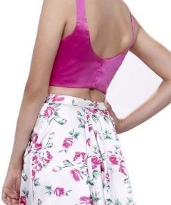 Nox Anabel - 8331 Bateau Neck Two-Piece Floral A-line Evening Gown