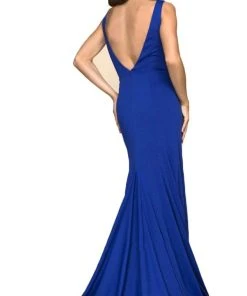 Formal Gowns Nox Anabel - C022 Sleek Bateau Trumpet Dress 10 Formal Gowns Nox Anabel - C022 Sleek Bateau Trumpet Dress