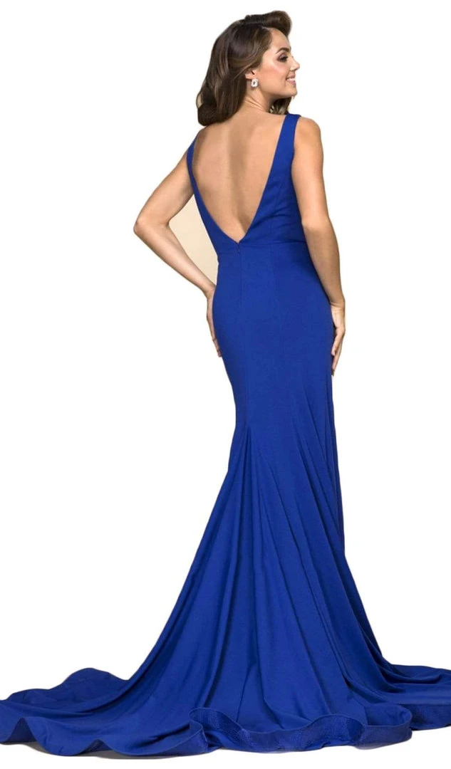 Formal Gowns Nox Anabel - C022 Sleek Bateau Trumpet Dress 6 Formal Gowns Nox Anabel - C022 Sleek Bateau Trumpet Dress