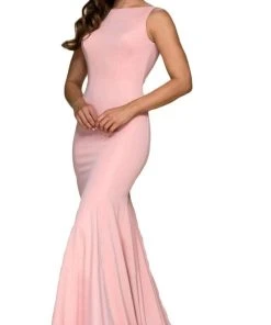 Formal Gowns Nox Anabel - C022 Sleek Bateau Trumpet Dress