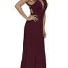 Nox Anabel - C023 Plunging Halter Sheath Dress Formal Gowns 2 Nox Anabel - C023 Plunging Halter Sheath Dress Formal Gowns