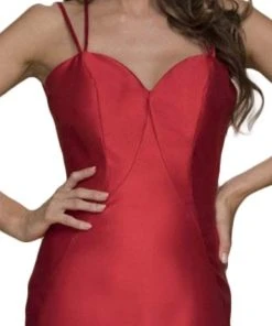 Nox Anabel - C034 Sweetheart Bodice Ruffled Mikado Trumpet Evening Gown Formal Gowns