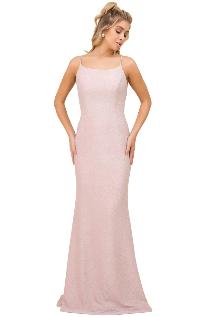 Formal Gowns Nox Anabel - C307 Scoop Sheath Cowl Back Dress 3 Formal Gowns Nox Anabel - C307 Scoop Sheath Cowl Back Dress
