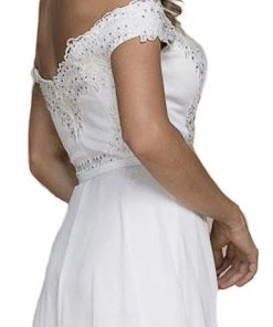 Nox Anabel - E014 Embellished Off-Shoulder Sheath Dress Formal Gowns 11 Nox Anabel - E014 Embellished Off-Shoulder Sheath Dress Formal Gowns