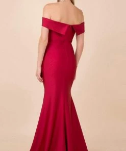 Nox Anabel - N295 Off-Shoulder Fitted Trumpet Dress