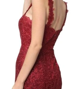 Formal Gowns Nox Anabel - R216 Allover Lace Sleeveless Mermaid Dress 11 Formal Gowns Nox Anabel - R216 Allover Lace Sleeveless Mermaid Dress