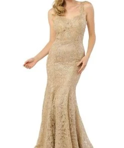 Formal Gowns Nox Anabel - R216 Allover Lace Sleeveless Mermaid Dress 12 Formal Gowns Nox Anabel - R216 Allover Lace Sleeveless Mermaid Dress