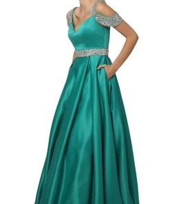 Nox Anabel - R224 Embellished Sweetheart Pleated Ballgown