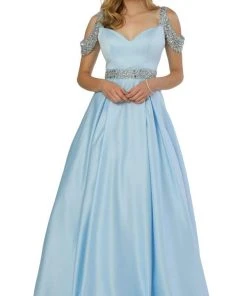 Nox Anabel - R224 Embellished Sweetheart Pleated Ballgown