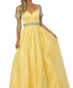 Nox Anabel - R224 Embellished Sweetheart Pleated Ballgown