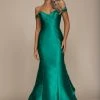 Nox Anabel - Sleek Off-Shoulder Layered Mikado Mermaid Dress C003 Formal Gowns