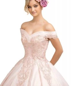 Nox Anabel - U802 Off-Shoulder Pleated Ballgown 7 Nox Anabel - U802 Off-Shoulder Pleated Ballgown