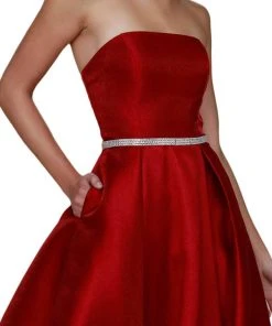 Cocktail Dresses Nox Anabel - Y661 Straight Across A-Line Cocktail Dress 15 Cocktail Dresses Nox Anabel - Y661 Straight Across A-Line Cocktail Dress