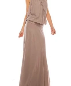 Odrella - 1321 Beaded Halter A-Line Dress Formal Gowns 8 Odrella - 1321 Beaded Halter A-Line Dress Formal Gowns