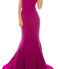 Odrella - 4225 Bejeweled Cutout Racerback Sleeveless Trumpet Gown Formal Gowns