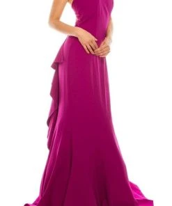 Odrella - 4225 Bejeweled Cutout Racerback Sleeveless Trumpet Gown Formal Gowns