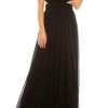 Formal Gowns Odrella - 4424 Surplice Neckline Chiffon A-Line Gown