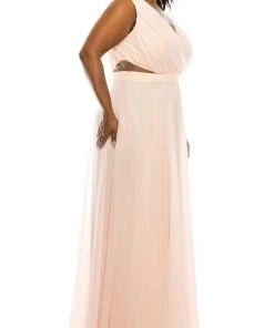 Formal Gowns Odrella - 4424 Surplice Neckline Chiffon A-Line Gown