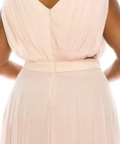 Formal Gowns Odrella - 4424 Surplice Neckline Chiffon A-Line Gown