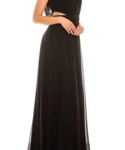 Formal Gowns Odrella - 4424 Surplice Neckline Chiffon A-Line Gown