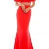 Odrella - 4562 Faux Two-Piece Off Shoulder Mermaid Gown 1 Odrella - 4562 Faux Two-Piece Off Shoulder Mermaid Gown