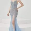 Formal Gowns Panoply - 14064 Fully Beaded Corset Bodice High Slit Illusion Gown 2 Formal Gowns Panoply - 14064 Fully Beaded Corset Bodice High Slit Illusion Gown