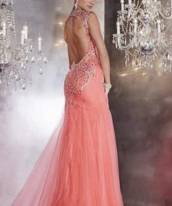 Panoply - 14766 Stunning Sweetheart Beaded Tulle And Lace Trumpet Dress 8 Panoply - 14766 Stunning Sweetheart Beaded Tulle And Lace Trumpet Dress