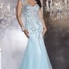 Panoply - 14766 Stunning Sweetheart Beaded Tulle And Lace Trumpet Dress