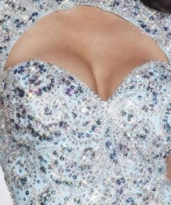 Panoply - 14766 Stunning Sweetheart Beaded Tulle And Lace Trumpet Dress 7 Panoply - 14766 Stunning Sweetheart Beaded Tulle And Lace Trumpet Dress