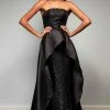 Park 108 - Beaded Strapless Overskirt Evening Dress M345 - 1 Pc Black In Size 12 Available Plus Size Dresses 1 Park 108 - Beaded Strapless Overskirt Evening Dress M345 - 1 Pc Black In Size 12 Available Plus Size Dresses