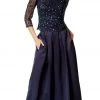 Patra P1689 Sequined Bateau Neck Dress - 2 Pcs. Navy In Size 8 Available Formal Gowns 1 Patra P1689 Sequined Bateau Neck Dress - 2 Pcs. Navy In Size 8 Available Formal Gowns
