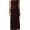 Formal Gowns Patra - Sleeveless Sequined Bodies Long Dress 12662