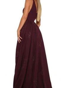 Formal Gowns Portia And Scarlett - Endora Gown Vee Sleeveless Overskirt Gown