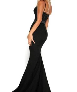 Formal Gowns Portia And Scarlett - Frozen Gown Thin Strapped Mermaid Gown