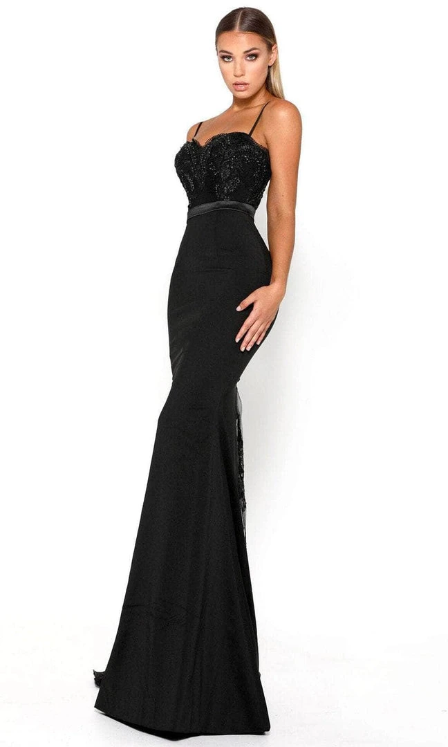 Portia And Scarlett - Lody Sienna No Lace Train Sweetheart Dress 7 Portia And Scarlett - Lody Sienna No Lace Train Sweetheart Dress