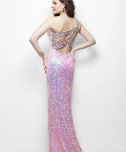 Formal Gowns Primavera Couture - 1122 Sequined Sheath Dress